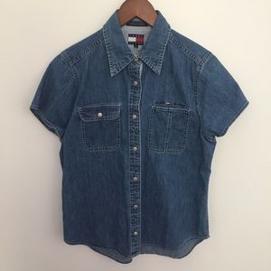 Vintage Tommy Hilfiger Two pocket denim top